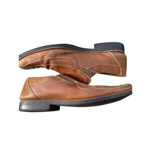 Sandro Moscoloni Easy Leather Venetian Loafer Shoes Men's Brown Size US 13